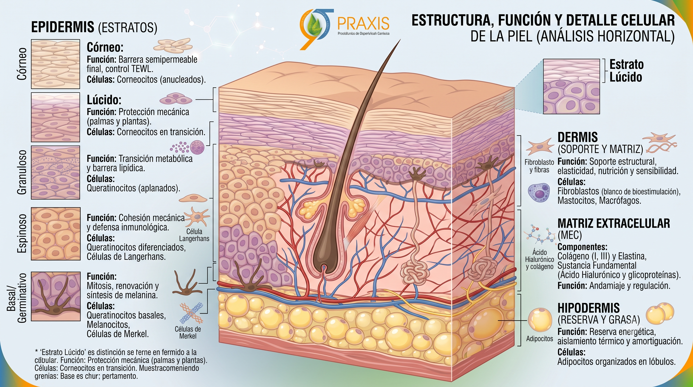 ESTRUCTURA DE LA PIEL